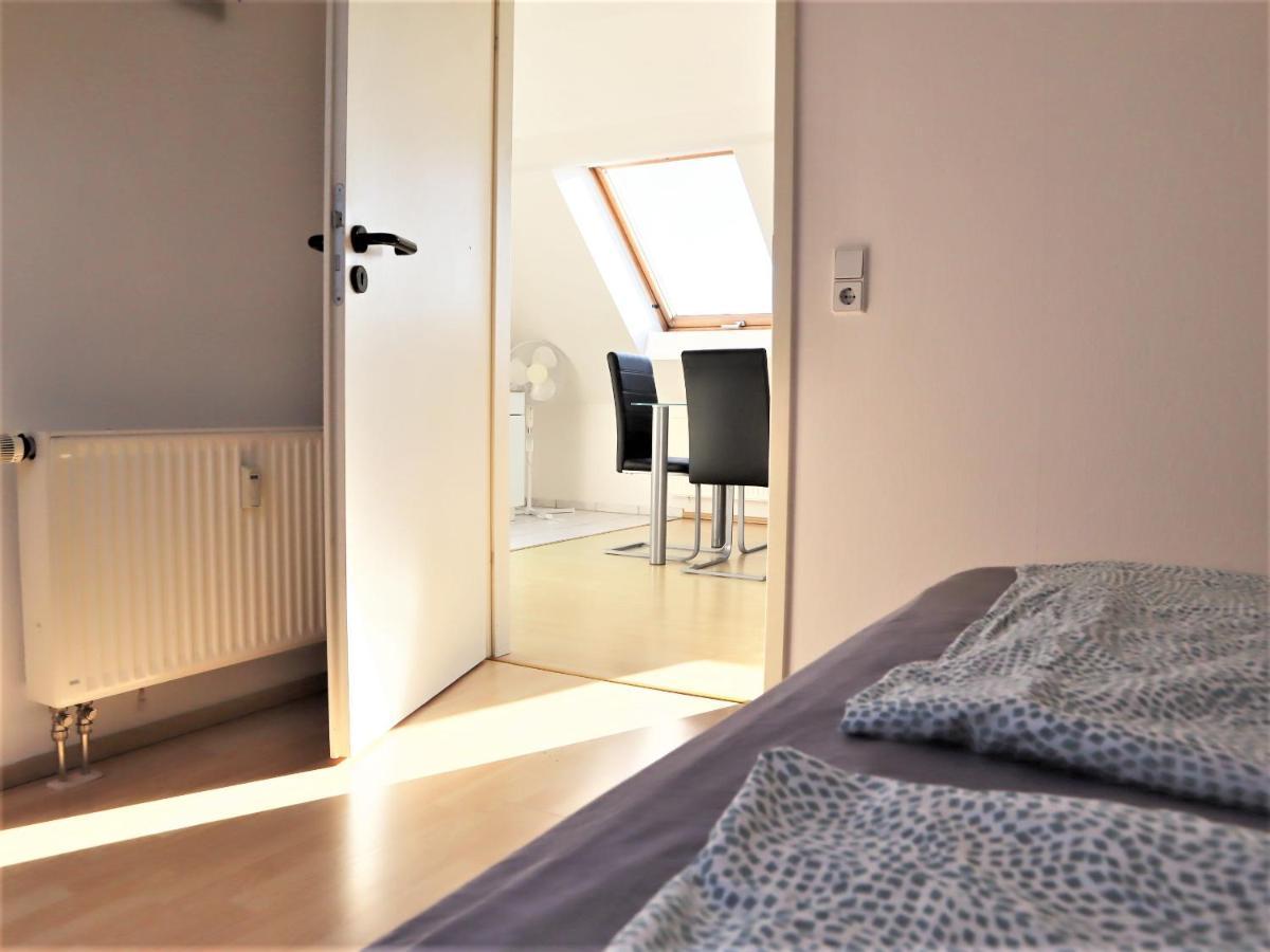 Kuschelige Dachgeschosswohnung Am Clarapark Leipzig Exterior foto